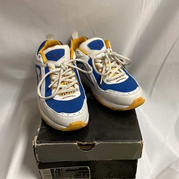 Nike Air Jordan Truner KO Golden State Multicolor Size 7 w/ Box 316580-102 - Picture 1 of 8